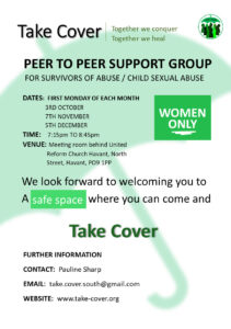 Take Cover peer to peer support